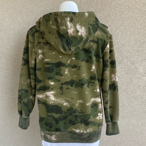 Camo Army ZIP Up Hooded Sweater Sweatshirt - Picture 11 of 11